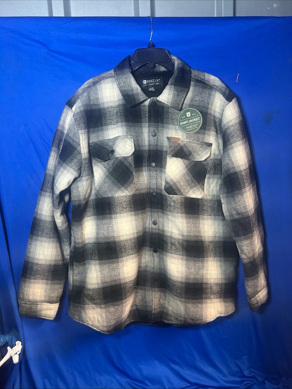 Matix Black & White Plaid Shacket